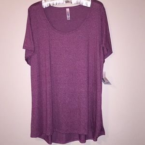 Lularoe Heather Maroon Classic T